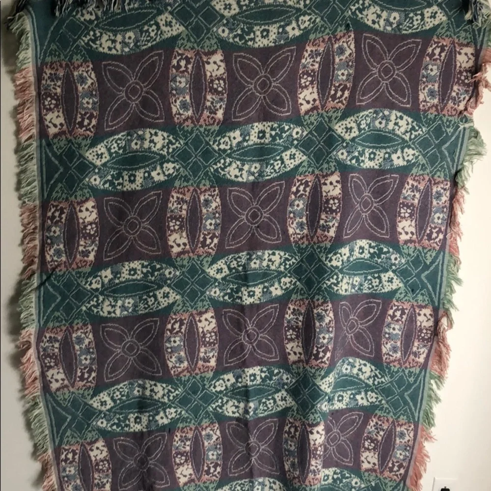 Crown Crafts 100% Cotton Throw Blanket